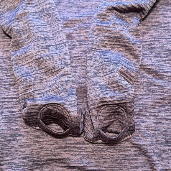 Nike Dri Fit Thermal Running Top, Purple Heather,‎ Medium - Picture 9 of 10